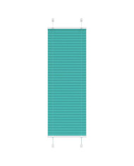 Store plissé vert pétrole 45x100 cm largeur du tissu 44,4 cm | Mobilier & Déco