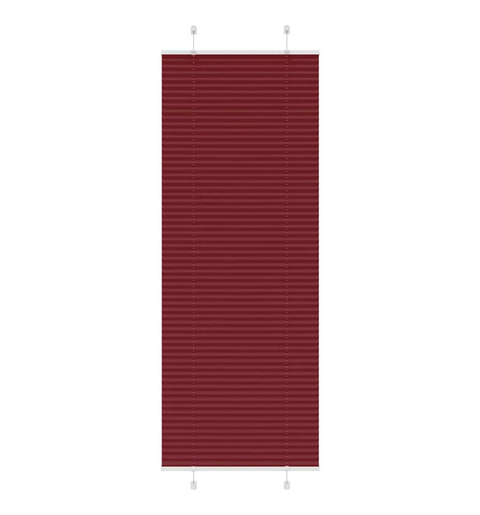 Store plissé rouge bordeaux 70x200 cm largeur du tissu 69,4 cm | Mobilier & Déco