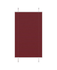 Store plissé rouge bordeaux 75x100 cm largeur du tissu 74,4 cm | Mobilier & Déco