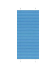 Store plissé bleu 90x200 cm largeur du tissu 89,4 cm polyester | Mobilier & Déco