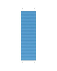 Store plissé bleu 55x200 cm largeur du tissu 54,4 cm polyester | Mobilier & Déco