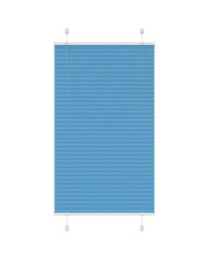 Store plissé bleu 80x100 cm largeur du tissu 79,4 cm polyester | Mobilier & Déco