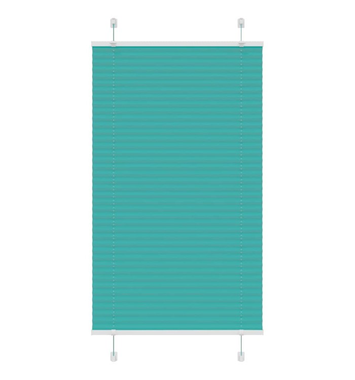 Store plissé vert pétrole 75x150 cm largeur du tissu 74,4 cm | Mobilier & Déco