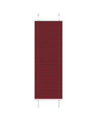 Store plissé rouge bordeaux 40x100 cm largeur du tissu 39,4 cm | Mobilier & Déco