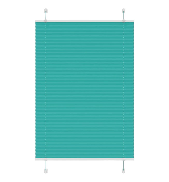 Store plissé vert pétrole 90x100 cm largeur du tissu 89,4 cm | Mobilier & Déco
