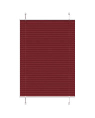 Store plissé rouge bordeaux 100x100 cm largeur du tissu 99,4 cm | Mobilier & Déco