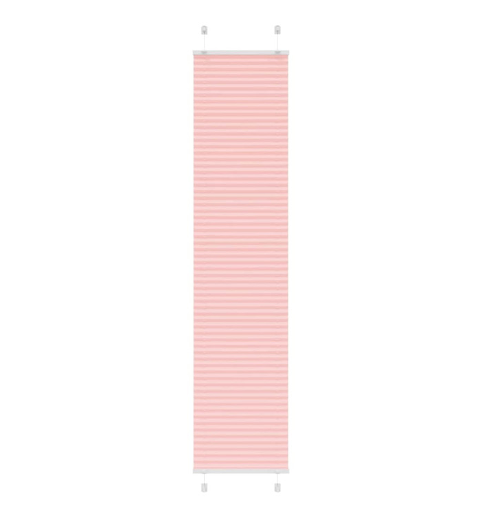 Store plissé rose 45x200 cm largeur du tissu 44,4 cm polyester | Mobilier & Déco