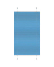 Store plissé bleu 80x150 cm largeur du tissu 79,4 cm polyester | Mobilier & Déco