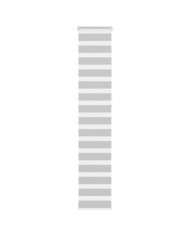 Store zèbre gris clair largeur du tissu 45,9 cm polyester | Mobilier & Déco