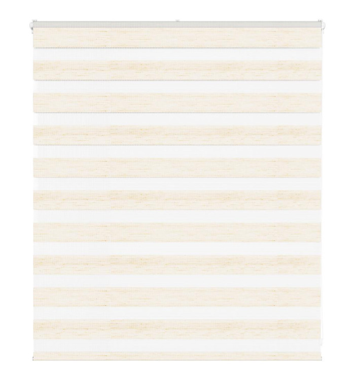 Store zèbre beige marbré largeur du tissu 125,9 cm polyester | Mobilier & Déco