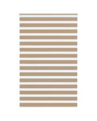 Store zèbre marron sable largeur du tissu 140,9 cm polyester | Mobilier & Déco