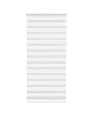 Store zèbre blanc 100x200 cm largeur du tissu 95,9cm polyester | Mobilier & Déco