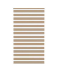 Store zèbre marron sable largeur du tissu 115,9 cm polyester | Mobilier & Déco