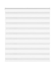 Store zèbre blanc 135x150 cm largeur du tissu 130,9cm polyester | Mobilier & Déco