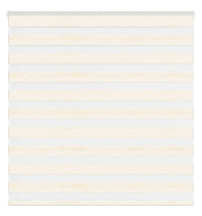 Store zèbre beige marbré largeur du tissu 135,9 cm polyester | Mobilier & Déco
