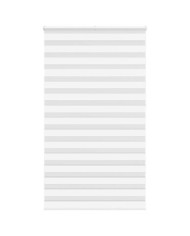 Store zèbre blanc 130x230 cm largeur du tissu 125,9cm polyester | Mobilier & Déco