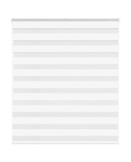 Store zèbre blanc 135x100 cm largeur du tissu 130,9cm polyester | Mobilier & Déco