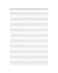 Store zèbre blanc 110x150 cm largeur du tissu 105,9cm polyester | Mobilier & Déco