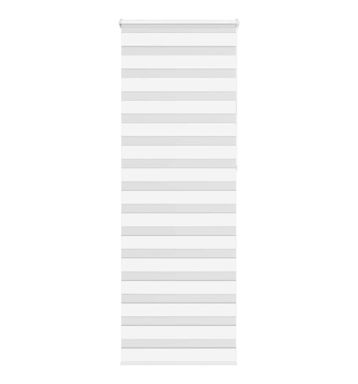 Store zèbre blanc 90x230 cm largeur du tissu 85,9 cm polyester | Mobilier & Déco