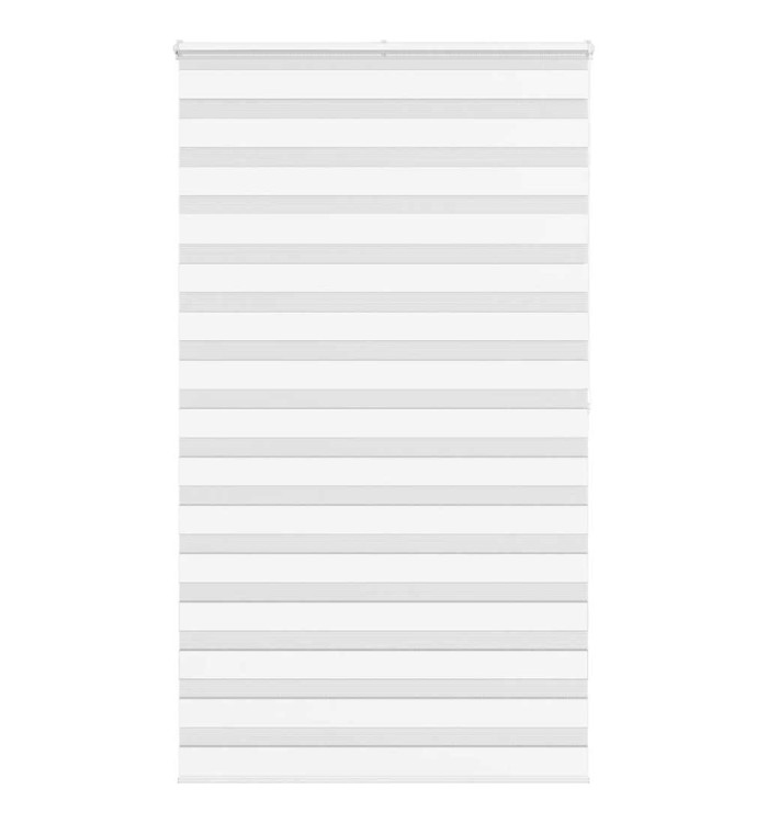 Store zèbre blanc 135x200 cm largeur du tissu 130,9cm polyester | Mobilier & Déco
