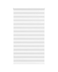 Store zèbre blanc 135x200 cm largeur du tissu 130,9cm polyester | Mobilier & Déco