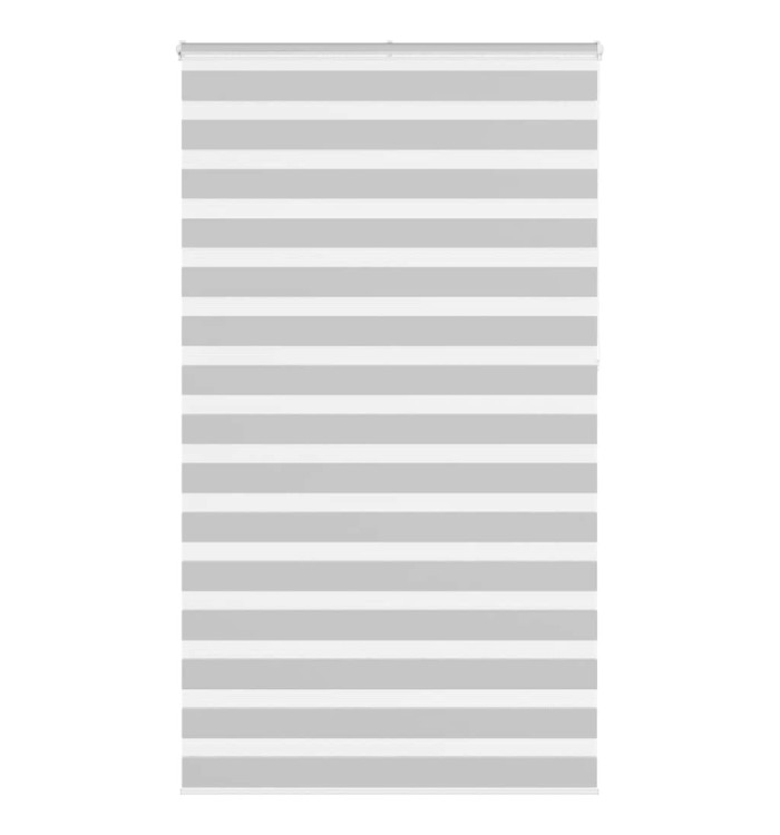 Store zèbre gris clair largeur du tissu 130,9 cm polyester | Mobilier & Déco