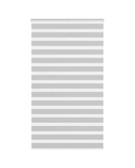 Store zèbre gris clair largeur du tissu 130,9 cm polyester | Mobilier & Déco