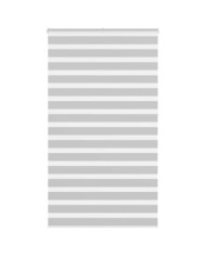 Store zèbre gris clair largeur du tissu 120,9 cm polyester | Mobilier & Déco