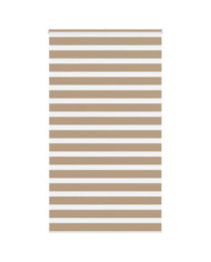 Store zèbre marron sable largeur du tissu 120,9 cm polyester | Mobilier & Déco