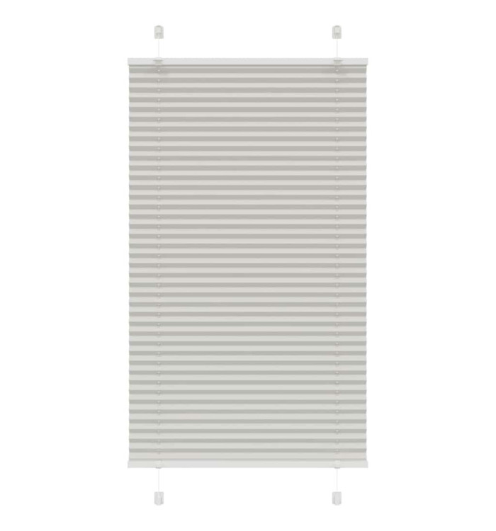 Store plissé gris clair 70x100 cm largeur du tissu 69,4 cm | Mobilier & Déco
