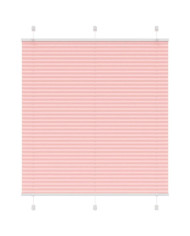 Store plissé rose 120x100 cm largeur du tissu 119,4cm polyester | Mobilier & Déco