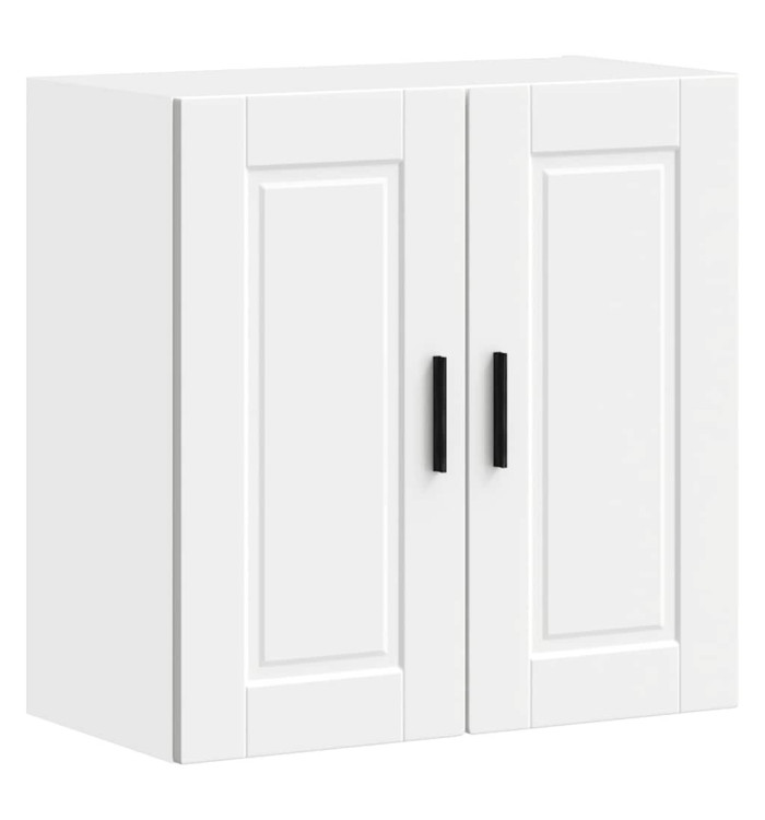 Armoire murale de cuisine Porto blanc bois d'ingénierie | Mobilier & Déco