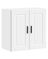 Armoire murale de cuisine Porto blanc bois d'ingénierie | Mobilier & Déco