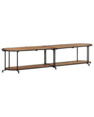 Meuble TV 200x42x40 cm bois d'acacia massif | Mobilier & Déco