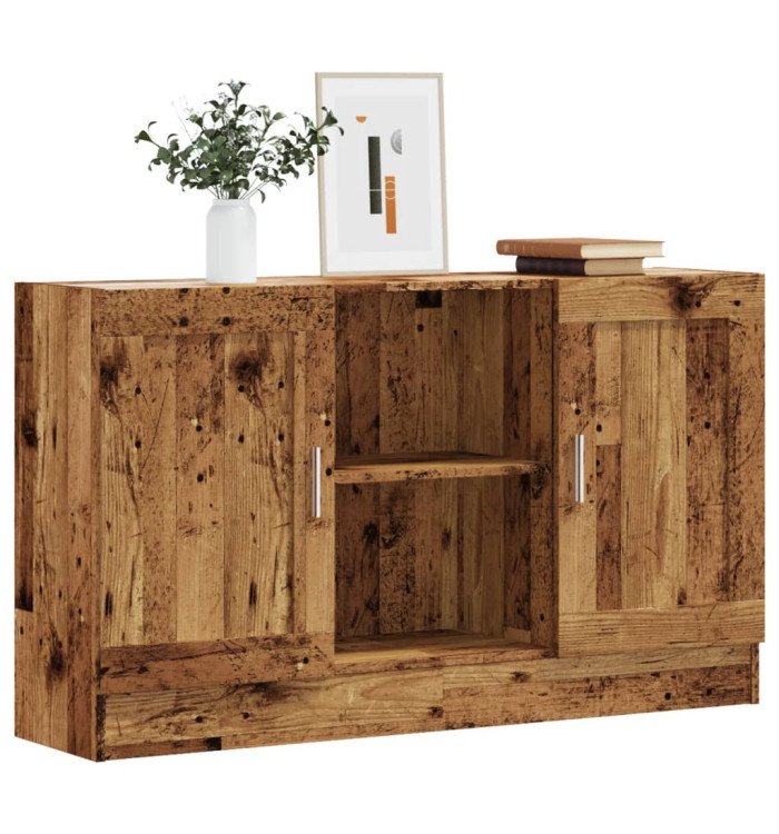 Buffet vieux bois 120x30,5x70 cm bois d'ingénierie | Mobilier & Déco