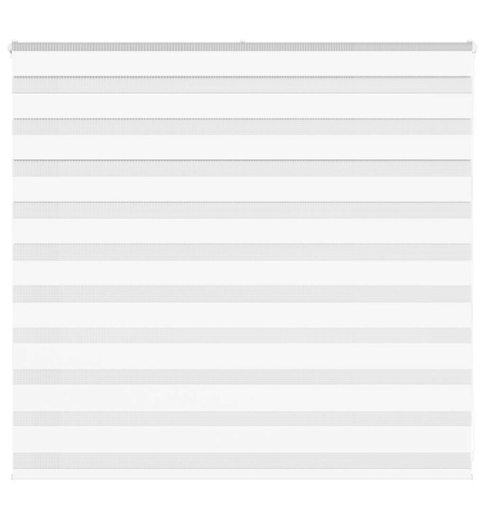 Store zèbre blanc 160x100 cm largeur du tissu 155,9cm polyester | Mobilier & Déco