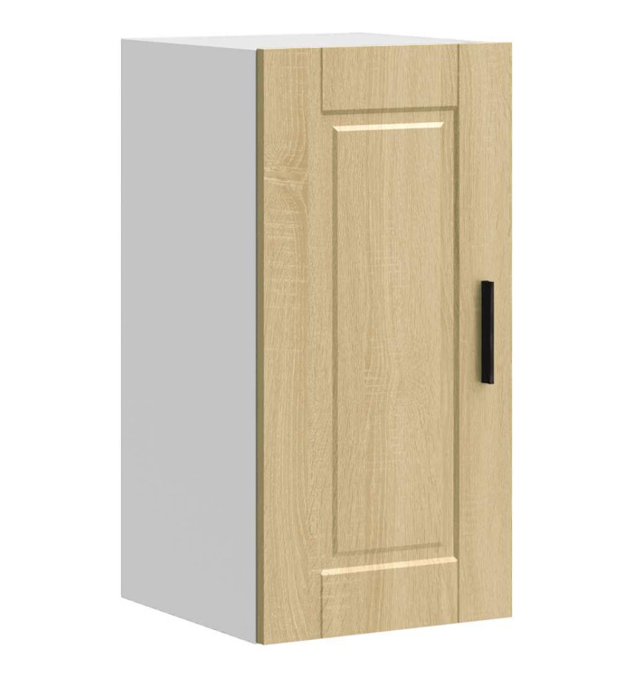 Armoire murale de cuisine Porto chêne sonoma bois d'ingénierie | Mobilier & Déco
