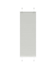 Store plissé gris clair 40x100 cm largeur du tissu 39,4 cm | Mobilier & Déco