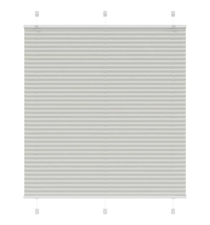 Store plissé gris clair 120x150cm largeur du tissu 119,4cm | Mobilier & Déco