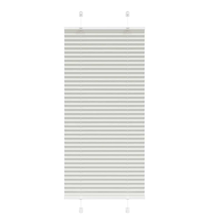 Store plissé gris clair 60x150 cm largeur du tissu 59,4 cm | Mobilier & Déco