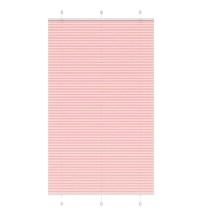 Store plissé rose 115x200 cm largeur du tissu 114,4cm polyester | Mobilier & Déco