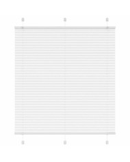 Store plissé blanc 120x150cm largeur du tissu 119,4cm polyester | Mobilier & Déco