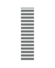 Store zèbre gris foncé largeur du tissu 55,9 cm polyester | Mobilier & Déco