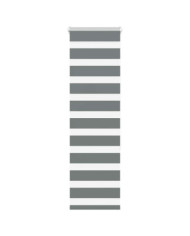 Store zèbre gris foncé largeur du tissu 45,9 cm polyester | Mobilier & Déco