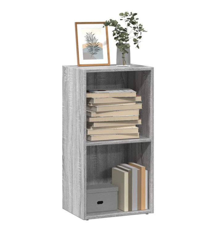 Bibliothèque sonoma gris 40x30x77 cm bois d'ingénierie | Mobilier & Déco