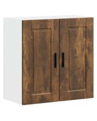 Armoire murale de cuisine Porto chêne fumé bois d'ingénierie | Mobilier & Déco