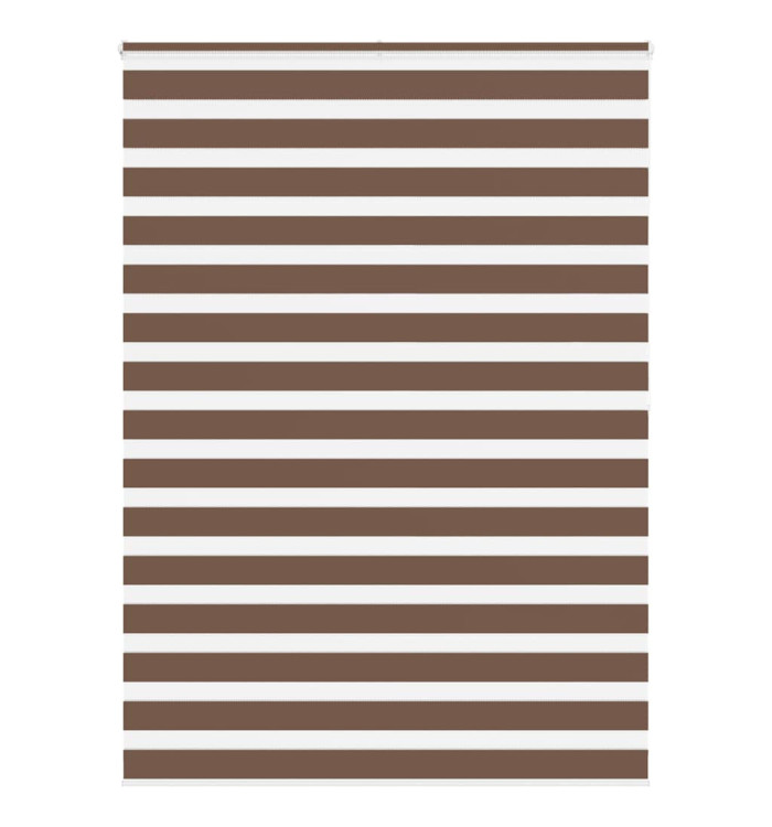 Store zèbre marron 155x200cm largeur du tissu 150,9cm polyester | Mobilier & Déco