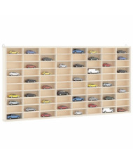 Vitrine de collection en bois avec 80 compartiments | Mobilier & Déco