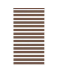 Store zèbre marron 130x230cm largeur du tissu 125,9cm polyester | Mobilier & Déco