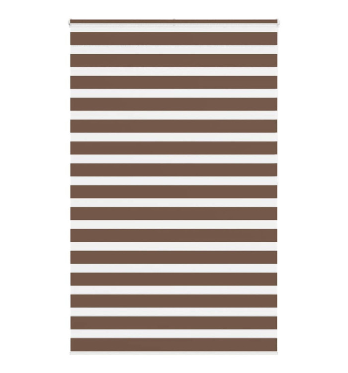 Store zèbre marron 145x200cm largeur du tissu 140,9cm polyester | Mobilier & Déco